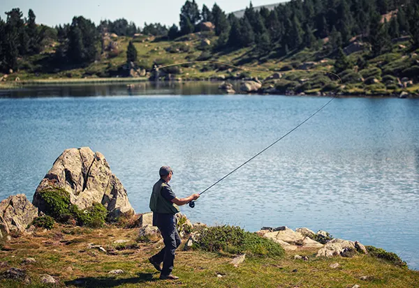 Précision de la pêche à la mouche